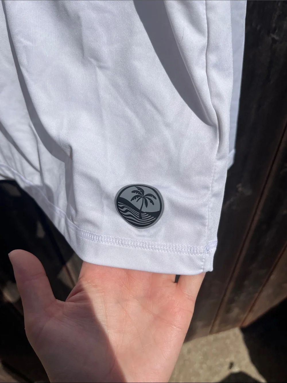 wonder nation White Long Sleeve Performance Tee